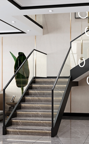 Staircase handrail