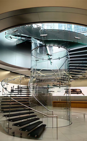 Glass walkway