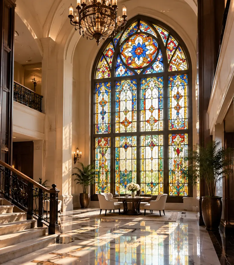 church stained glass window