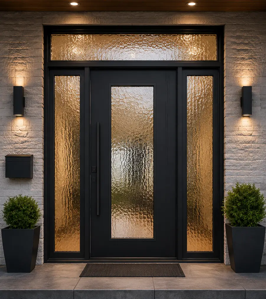 glass exterior door