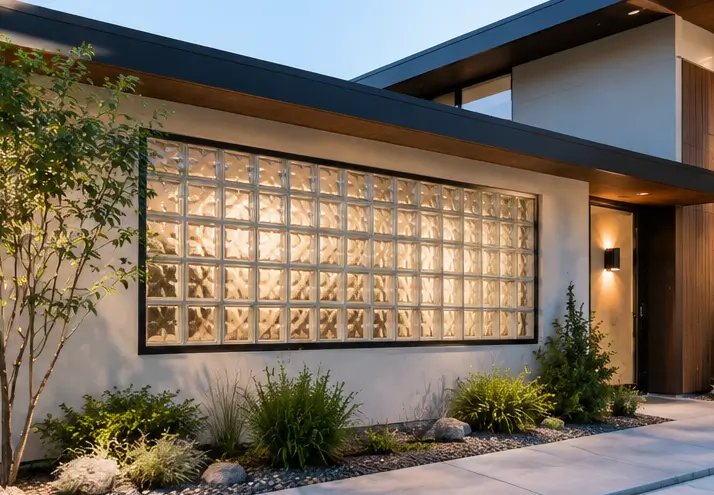 glass block window