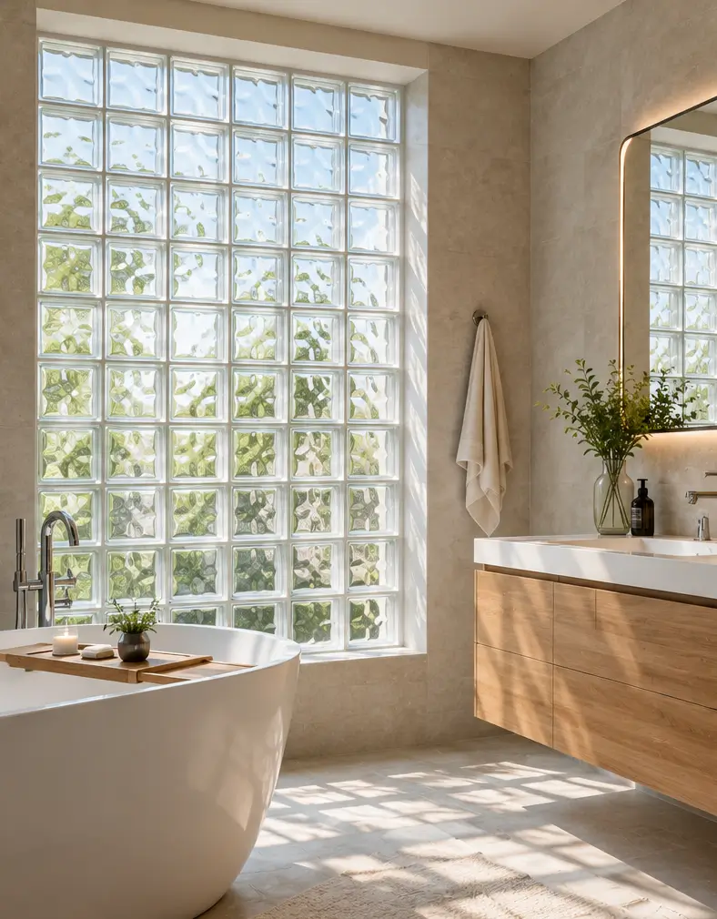 block glass windows